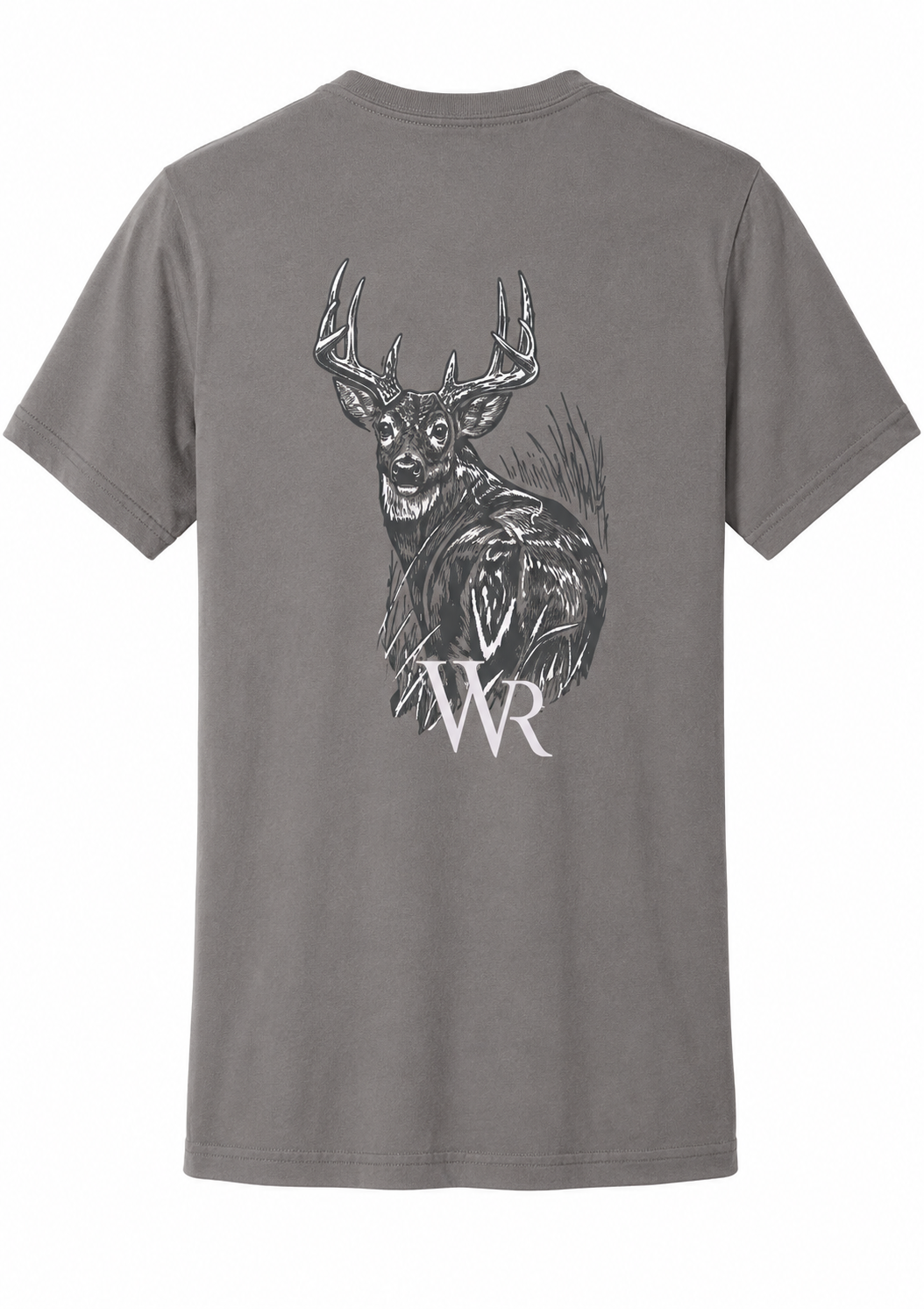 Grey White-Tailed Tee