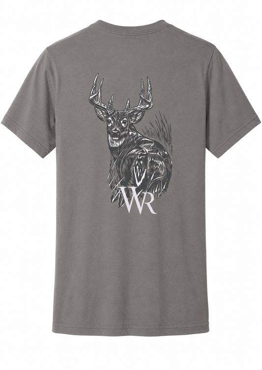 Grey White-Tailed Tee