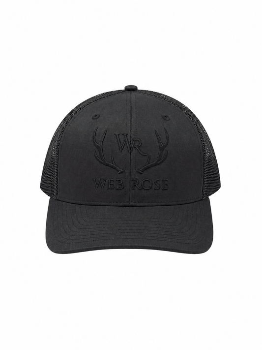 Antler Black Trucker Cap
