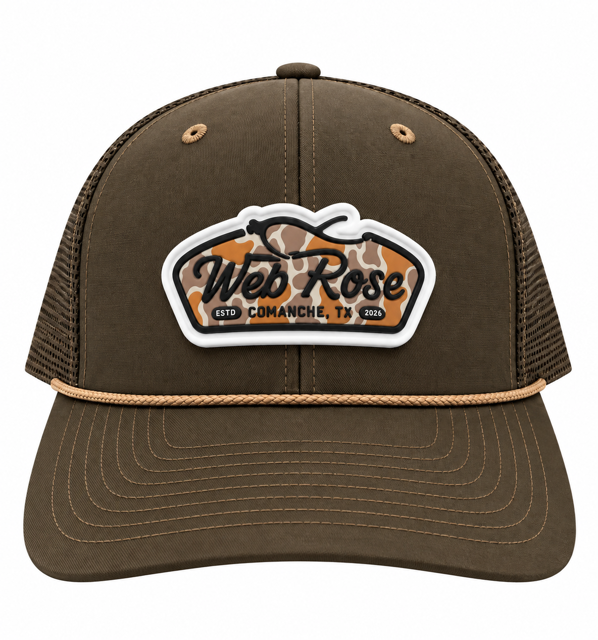 Camo Logo Loden Rope Cap