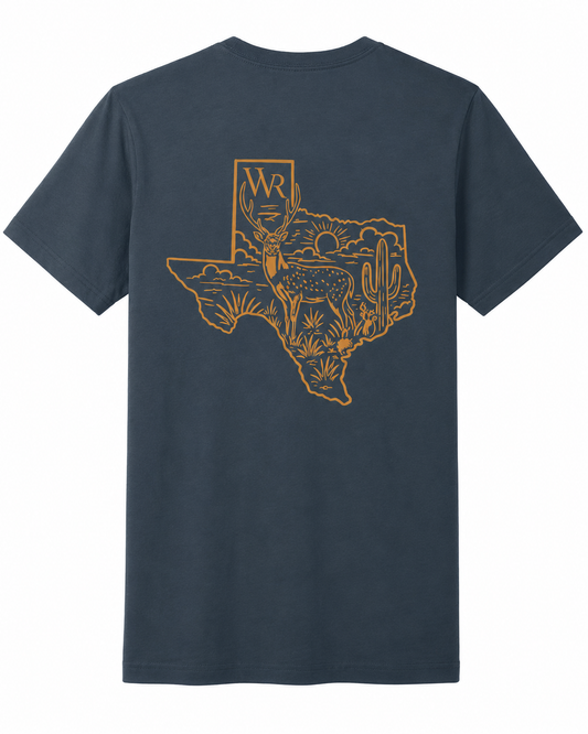 Navy TX Axis Tee
