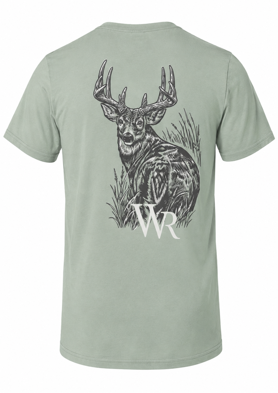 Dusty Blue White-Tailed Tee