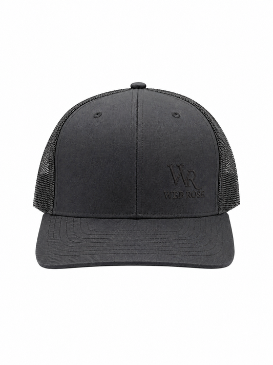 WR Black Trucker Cap