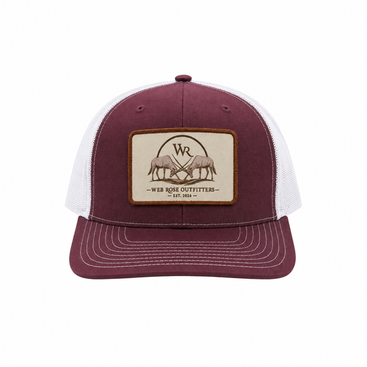 Maroon Trucker Cap